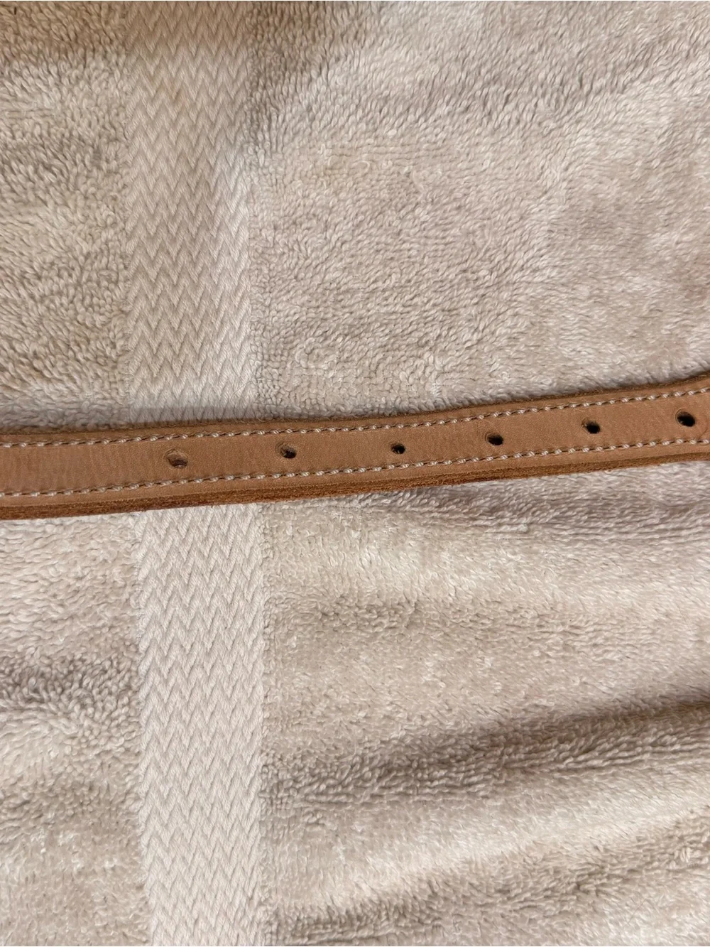 Berkeley’s Custom Leather brand Tan stamped Tooled Leather Belt - never used